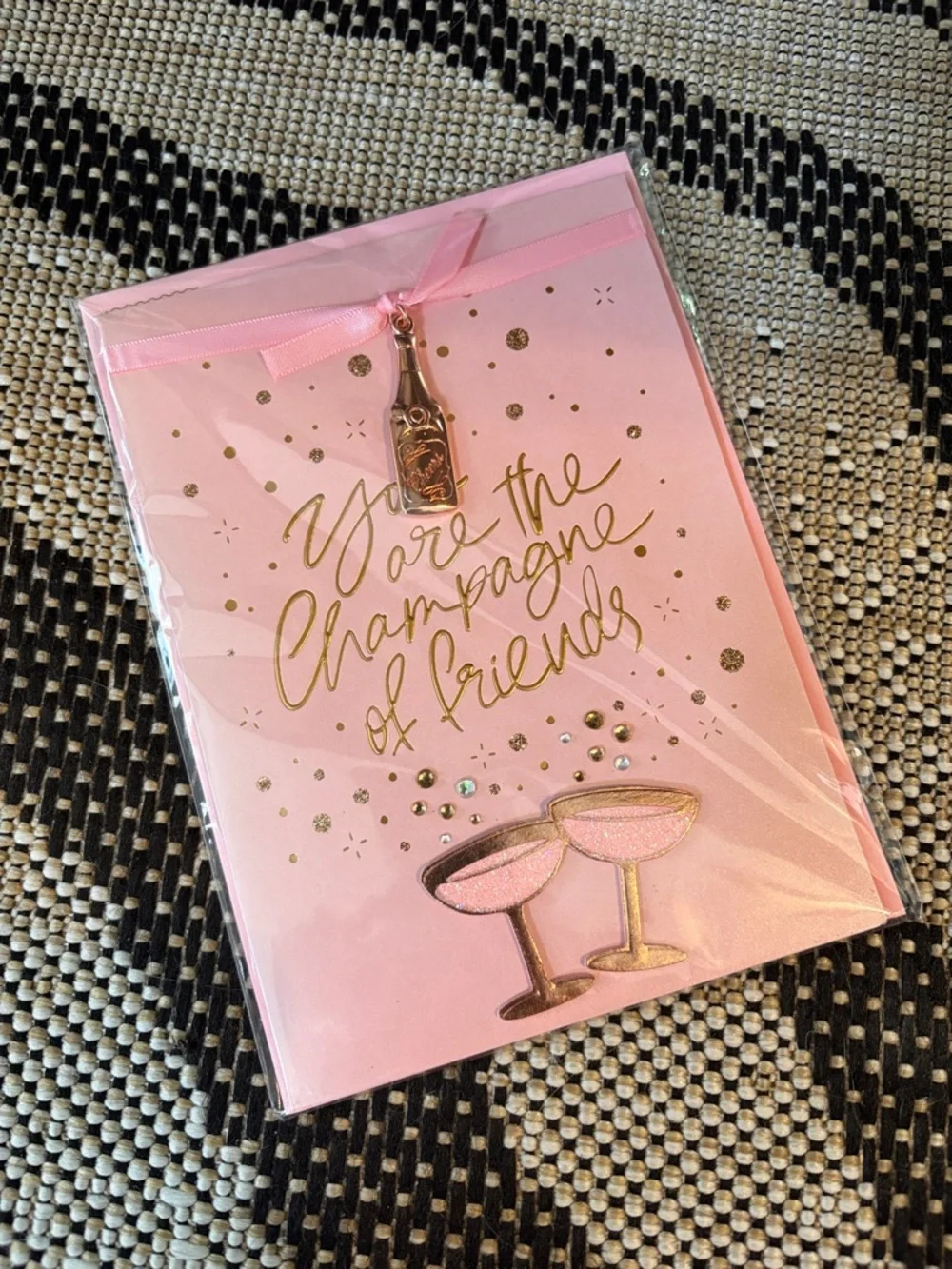 🆕Papyrus 3D “Champagne Of Friends” Greeting Card